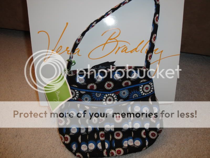 Vera Bradley Hannah Handbag purse Night Owl NWT  