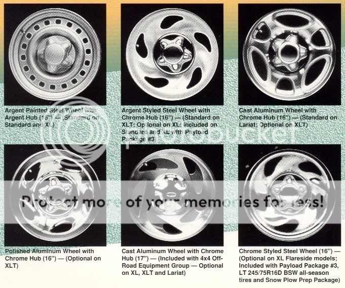 1998 Ford f150 steel wheels