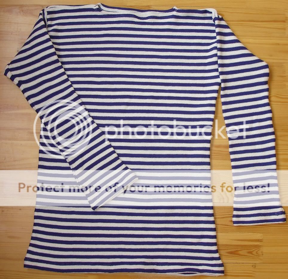 USSR RUSSIAN NAVY SAILORS WARM STRIPED T SHIRT NEW  