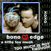 Edge is being loved. WITH BONDAGE!