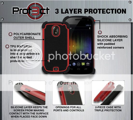 Samsung Galaxy Nexus Prime i515 Prot3ct Case Compare to Otterbox 