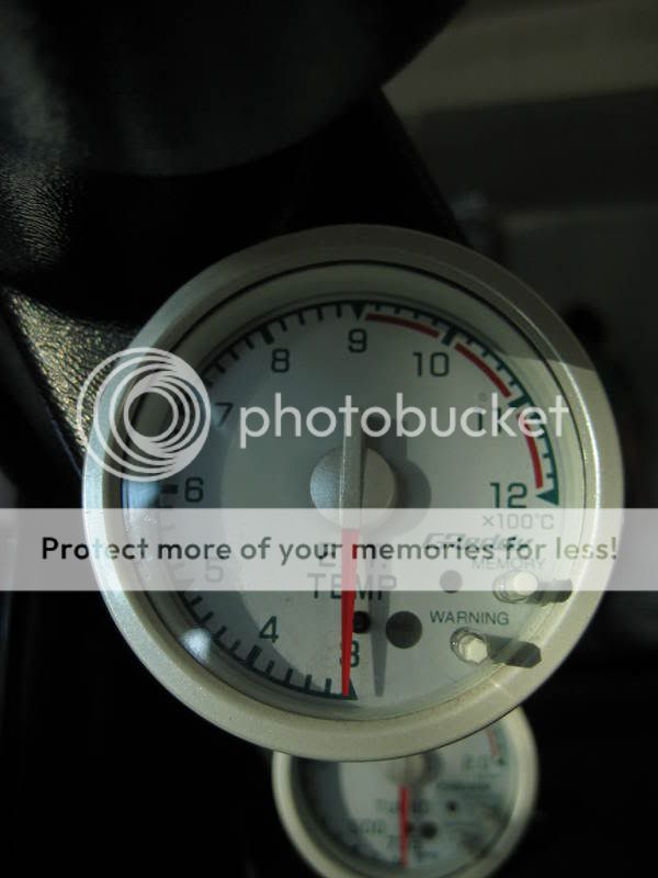 FS Greddy 60mm electronic Boost, Temp, EGT Gauges and triple apillar