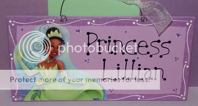 TIANA PRINCESS & the FROG Sign *PERSONALIZE* DECOR Room  