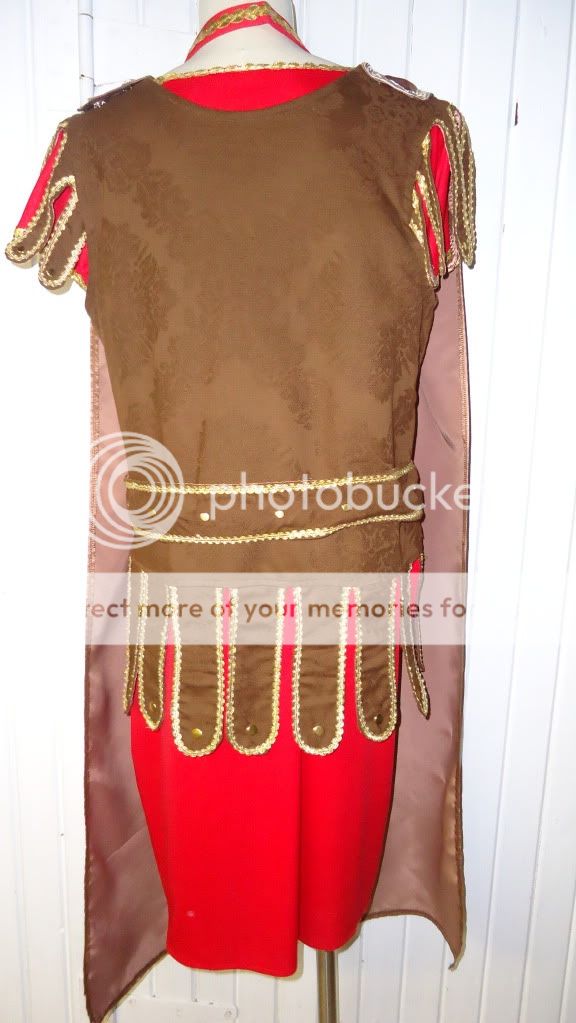 Deluxe Roman Soldier Costume Adult M Theatrical Fancy Dress Easter