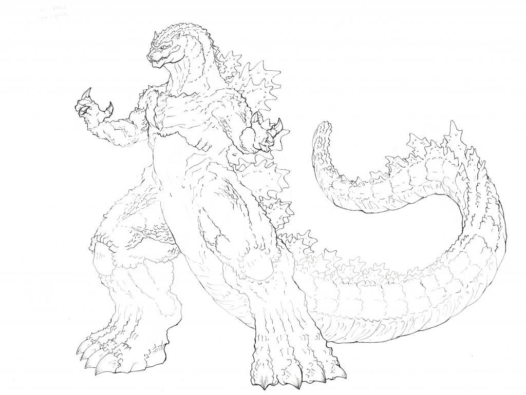 King Ghidorah Coloring Pages Coloring Pages