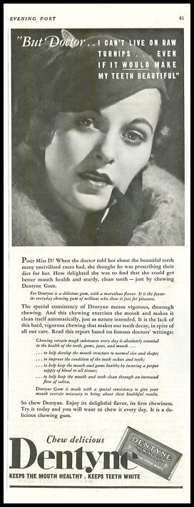 1934 vintage ad for Dentyne Gum | eBay