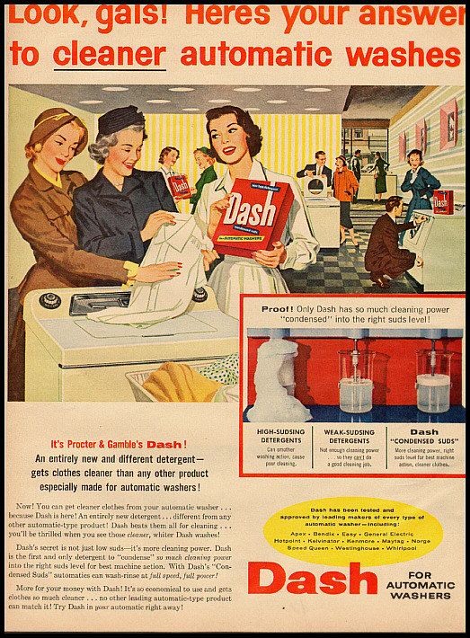 1956 vintage ad for Dash Detergent  120311  