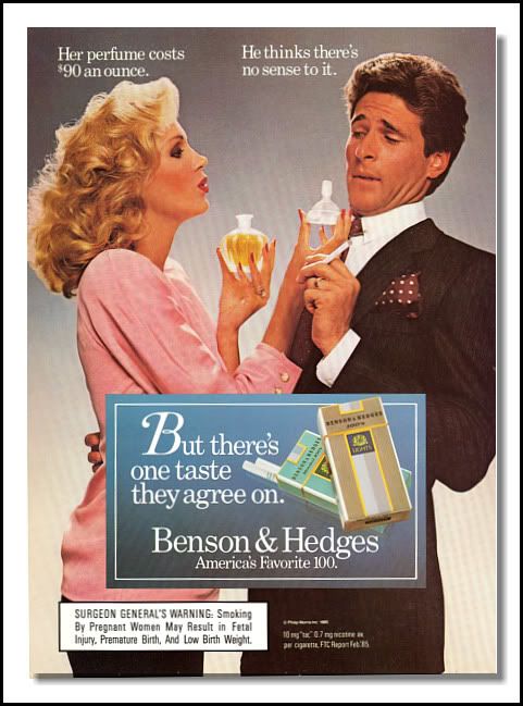 1986 vintage ad for Benson and Hedges cigarettes | eBay