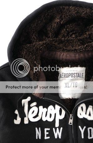Stay warm in style in this classic Aeropostale fur hoodie Heavy 