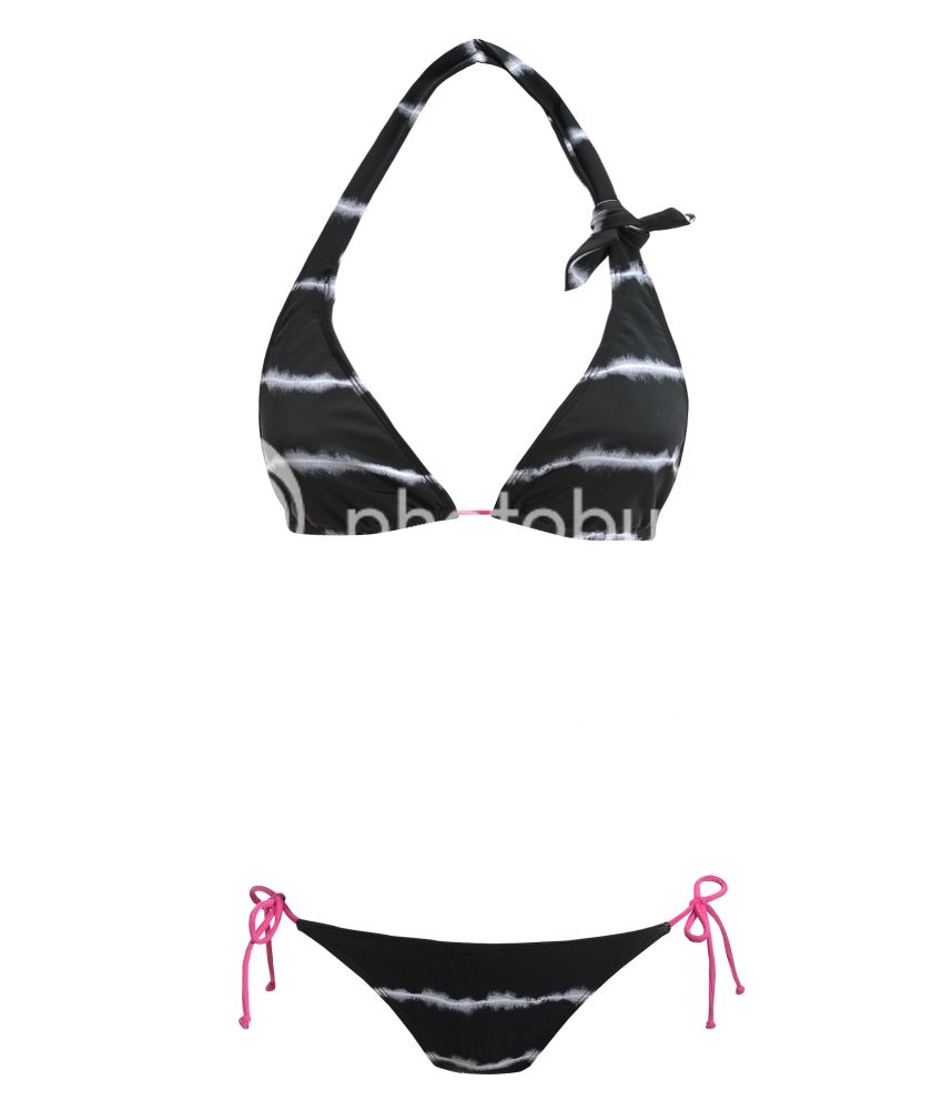 AEROPOSTALE Tie Dye Halter Top Bikini Swimsuit 